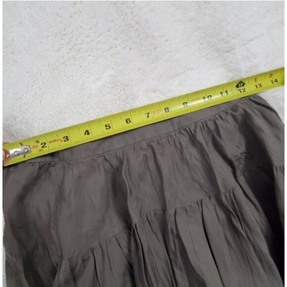 Vintage Burberry Ruffled Flared Skater Skirt - Picture 7 of 10